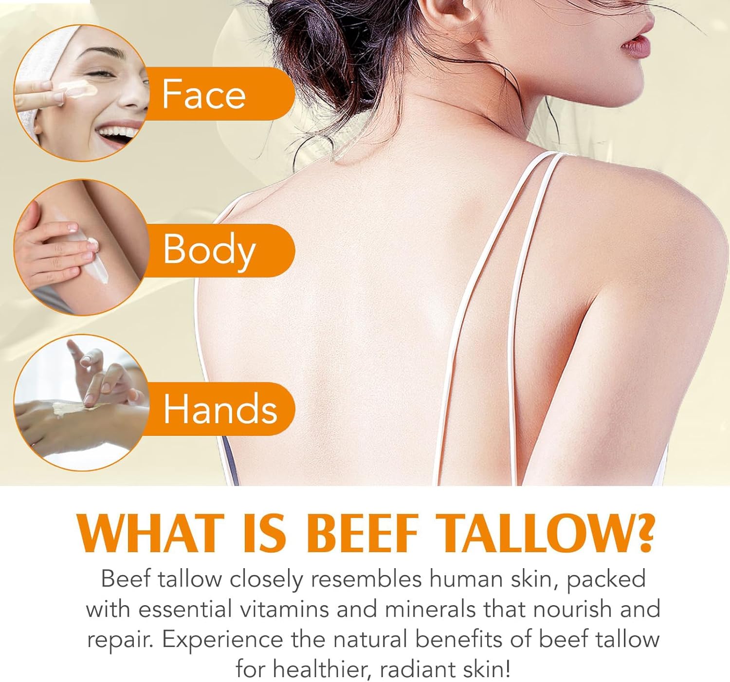 Thumbnail 1 de Beef Tallow Crema 120g bálsamo hidratante