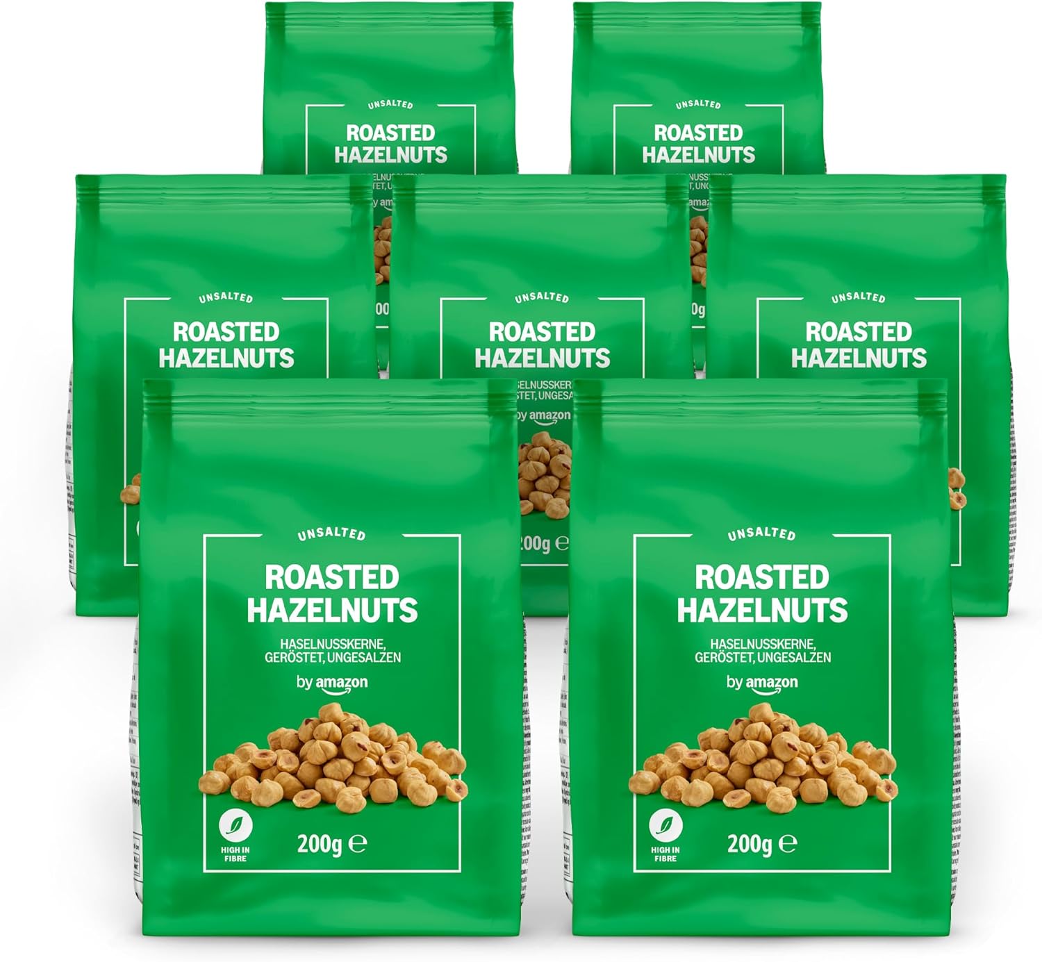Detalle de Noisettes Grillées 500 g by Amazon — fibre et choix vegan à considérer