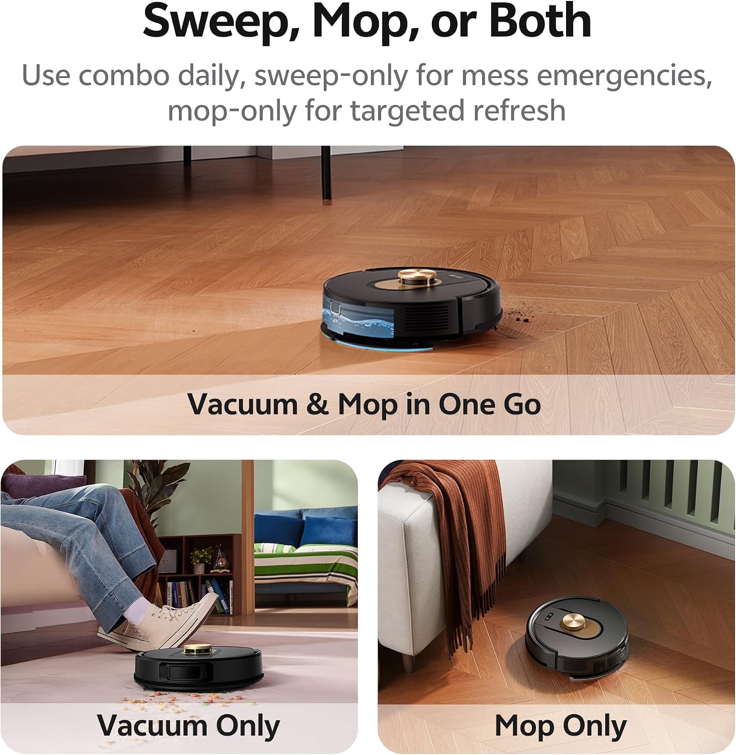 Detalle 2 de Vexilar W9 Robot Vacuum Cleaner 8000Pa