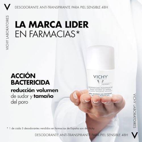 Thumbnail 7 de Vichy Desodorante Bola Reguladora para Piel Sensible 50 ml – 48h de Eficacia