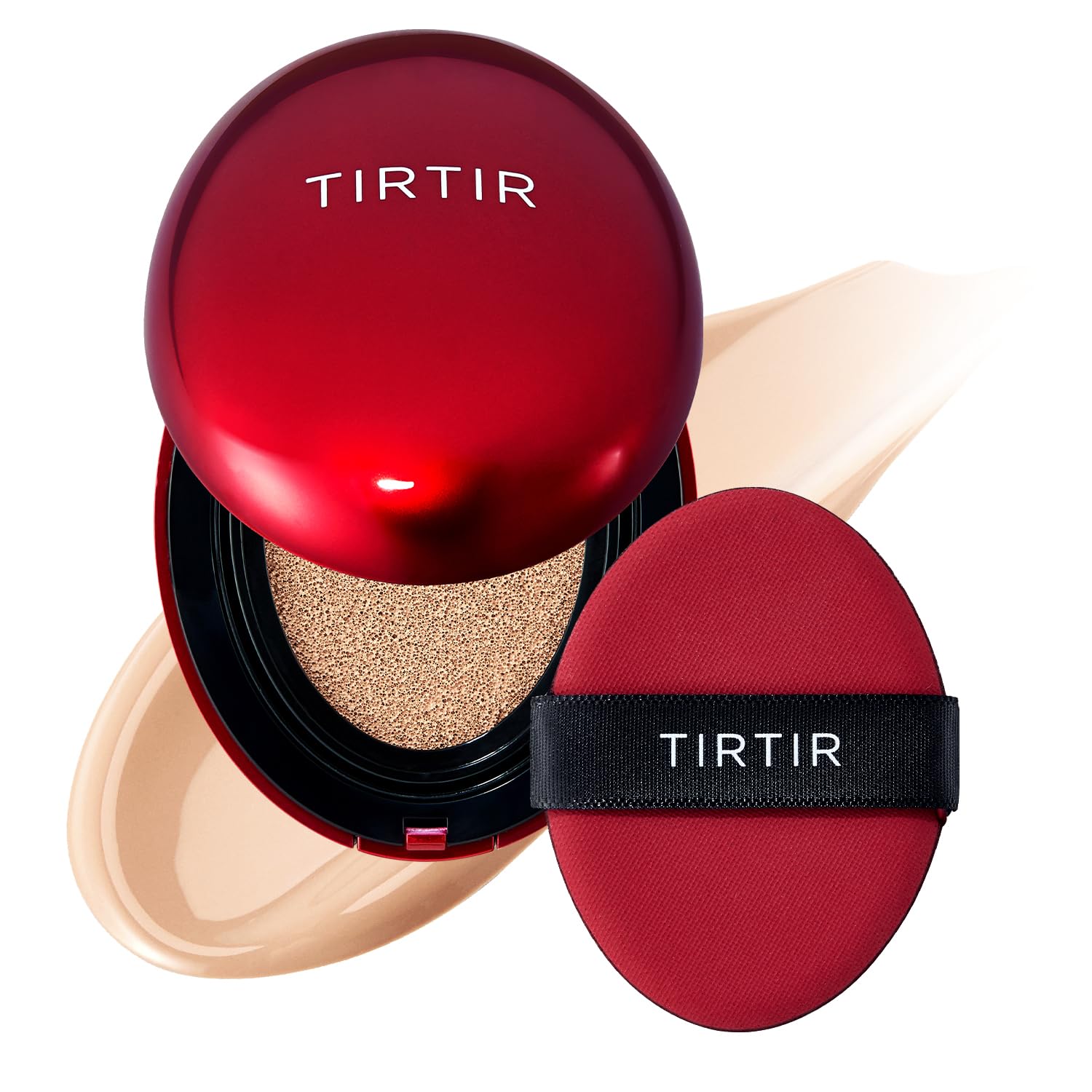 Detalle de TIRTIR TIRTIRRED21 Mask Fit Red Cushion Foundation, #21N Ivory, Satin Glow