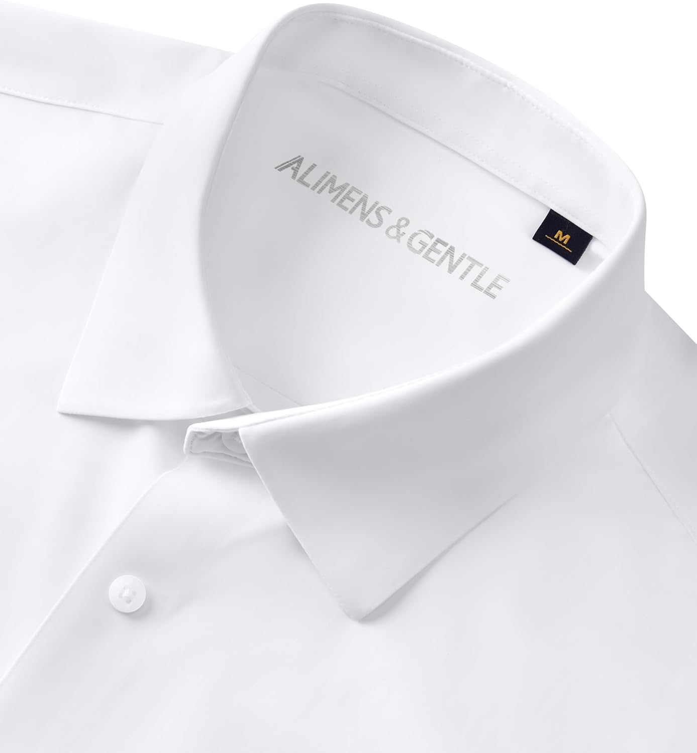 Thumbnail 3 de Alimens & Gentle Stretch Men’s Dress Shirt: Slim Fit, Long Sleeve, Wrinkle-Free Comfort