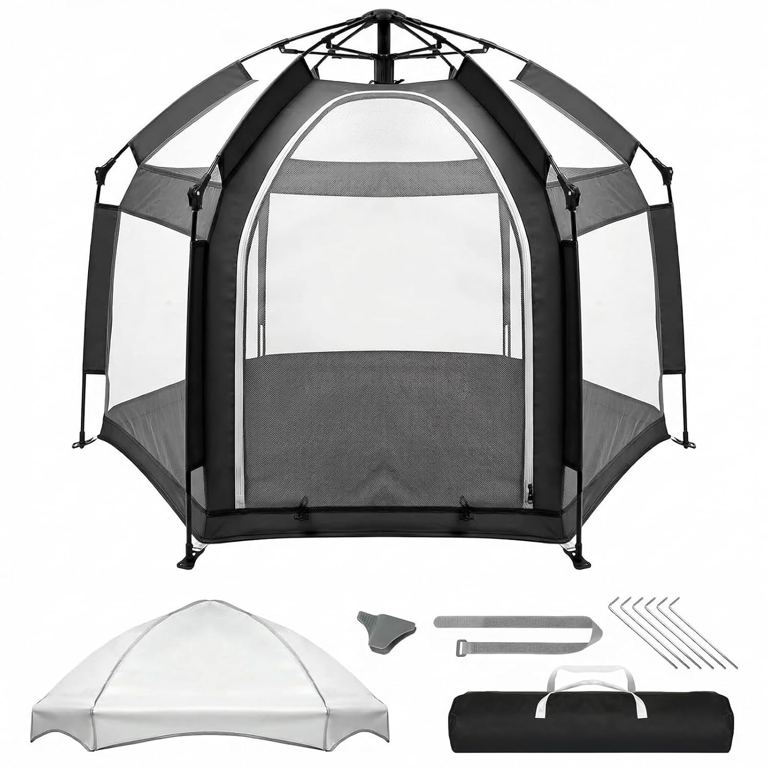 Detalle de Palopalo Baby Beach Tent with UPF 50+ Canopy