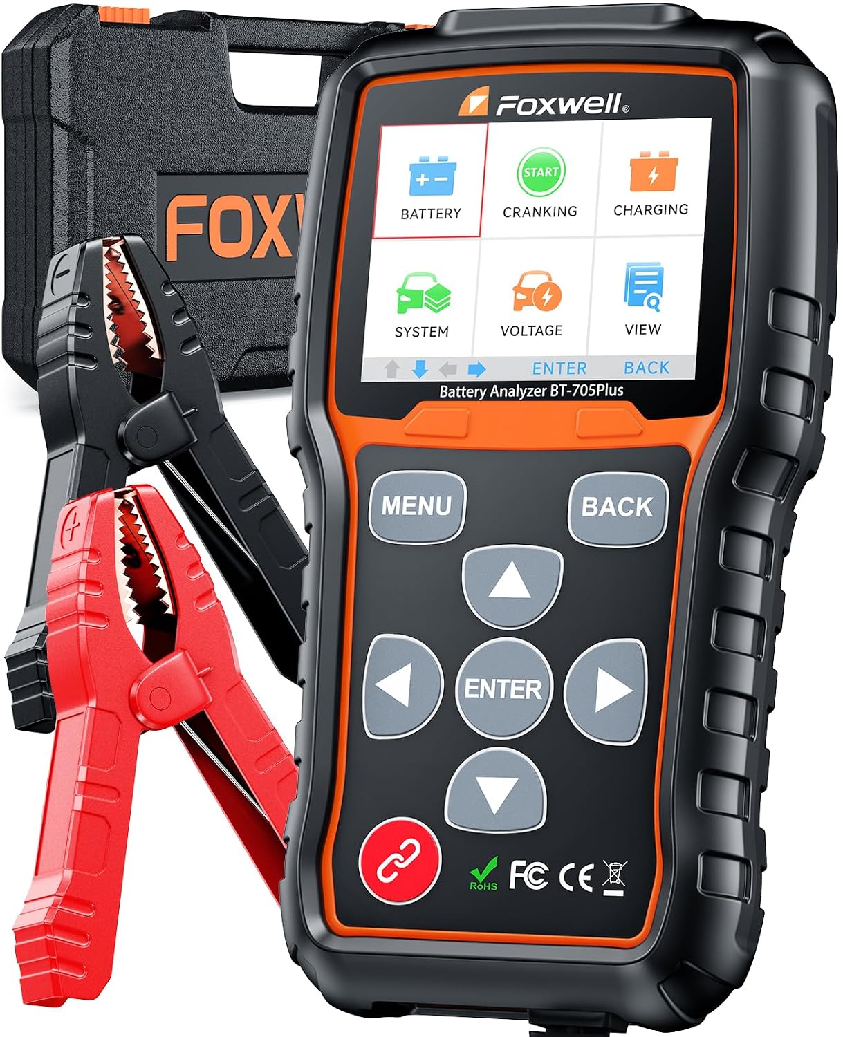 Detalle de FOXWELL BT705 Plus battery tester 24V
