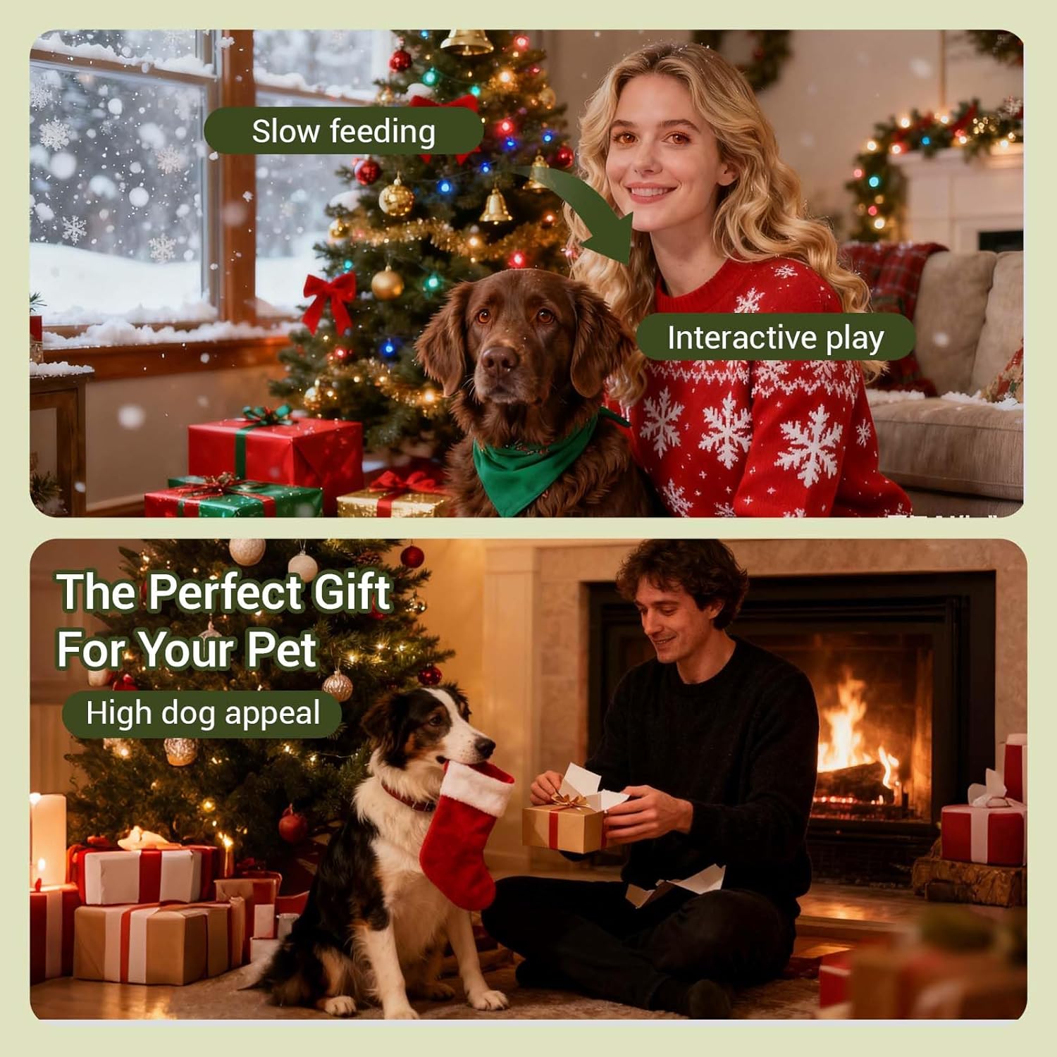 Thumbnail 5 de FSZMMJJ Indestructible Pinecone Squeaky Dog Chew Toy (Red) for Aggressive Chewers