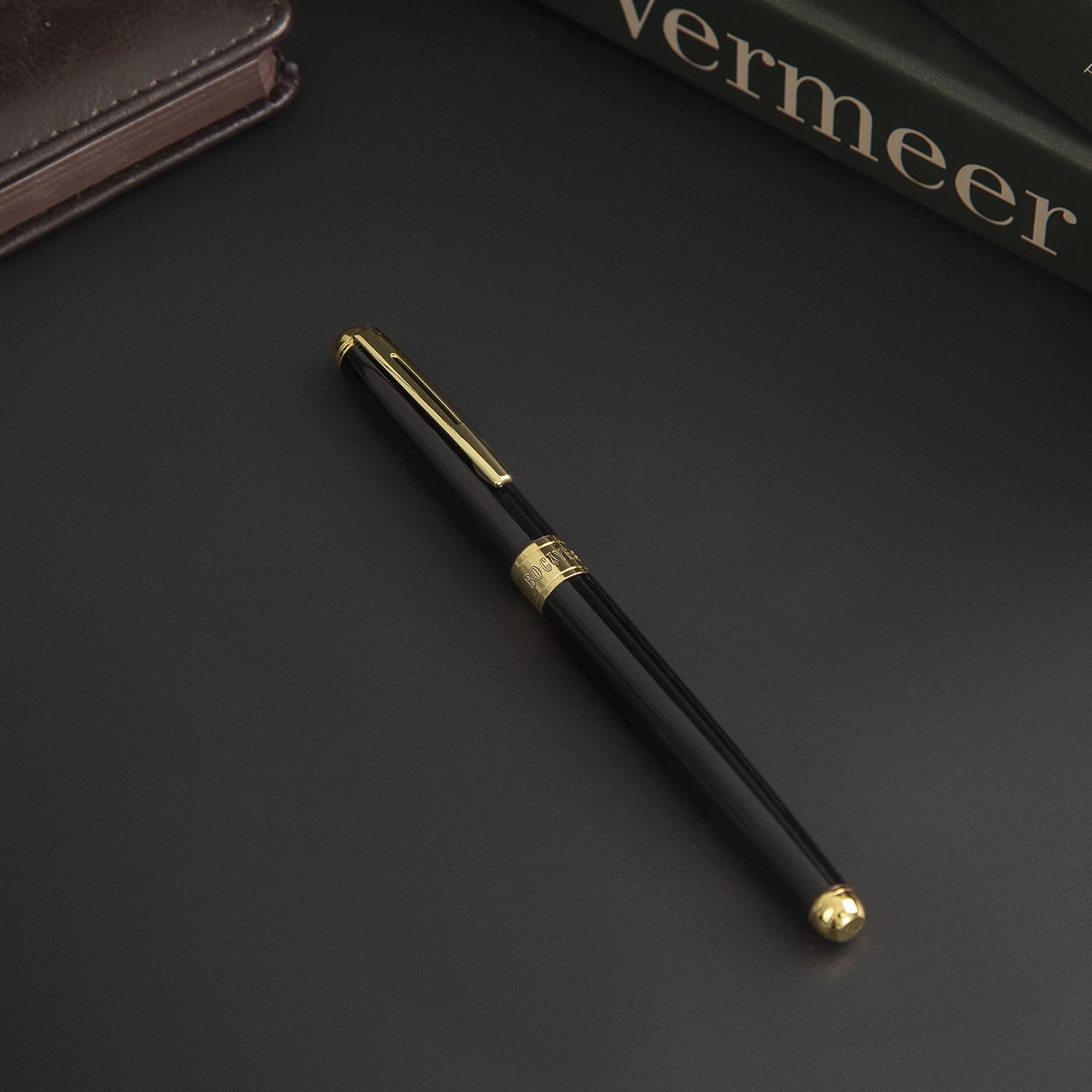 Thumbnail 3 de BOCIYER Liquid Ink Rollerball Pen – Black 0.5mm, Deluxe Gift Set with Refills and Case