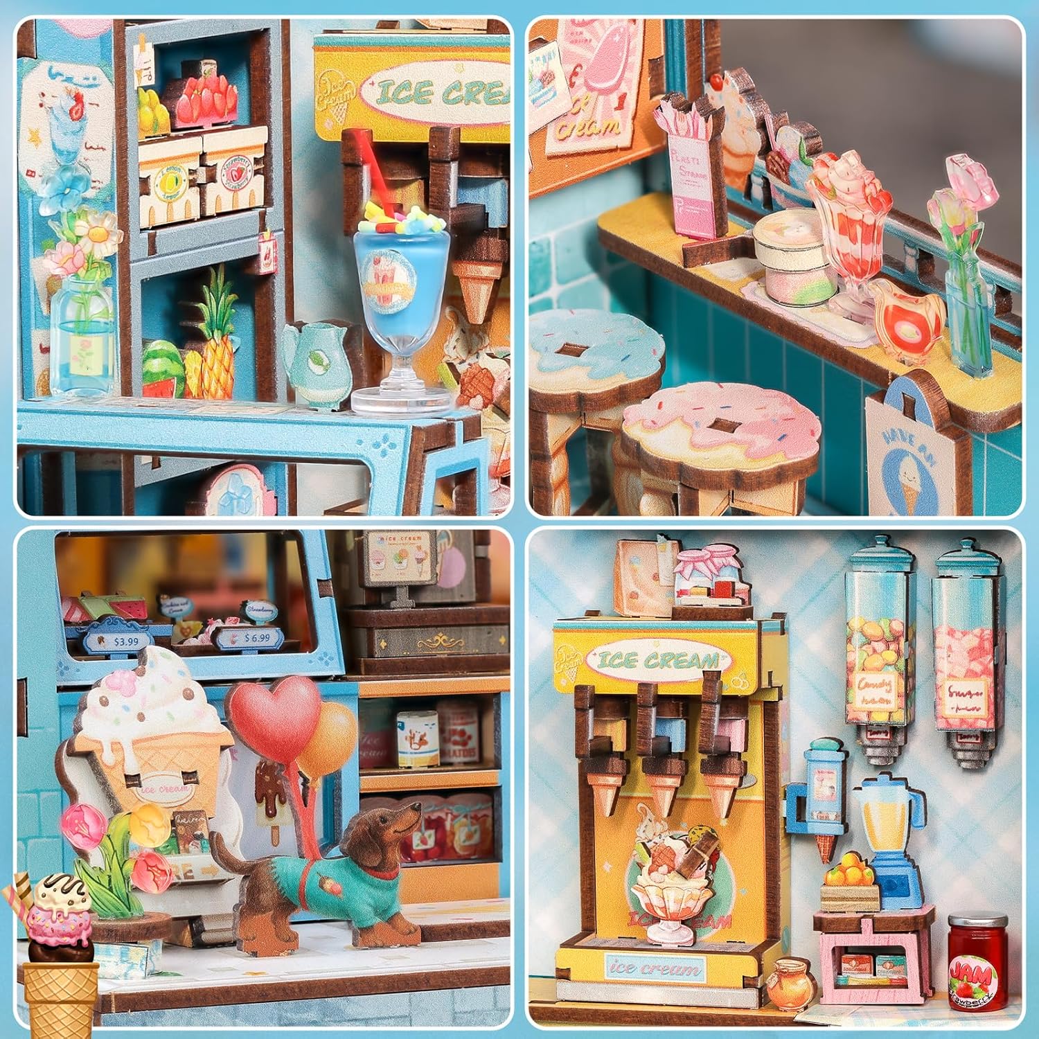 Thumbnail 4 de CUTEBEE Book Nook Kit Casa Delle Bambole 3D