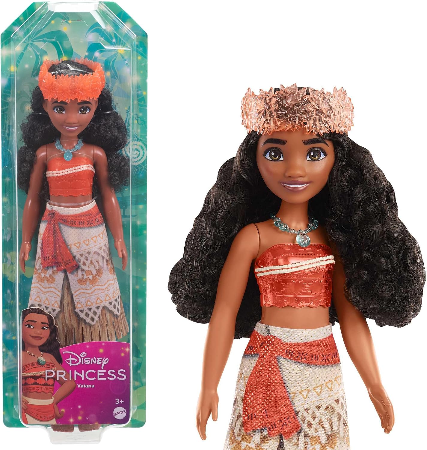 Detalle de Mattel PoupĂ©e Vaiana 3 ans đȘ