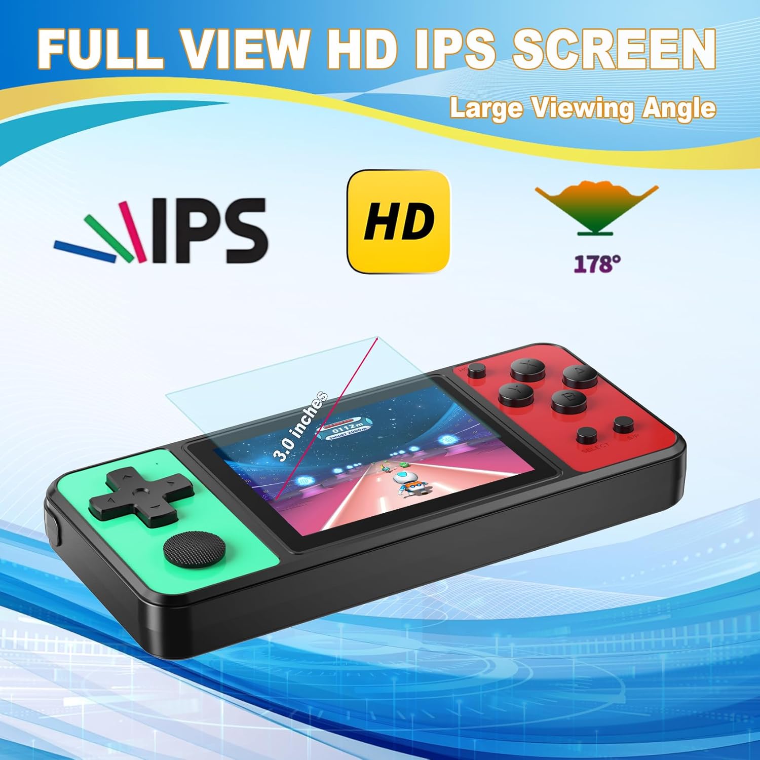 Detalle de ZHISHAN 32 Bit Handheld Games Console with 139 Built-in Games