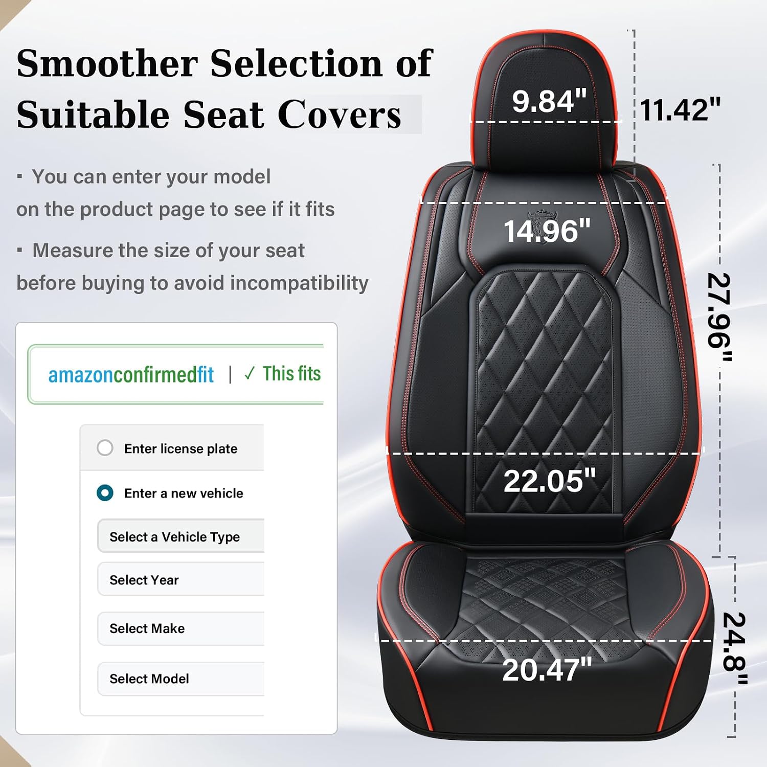 Thumbnail 6 de Coverado Car Seat Covers Full Set