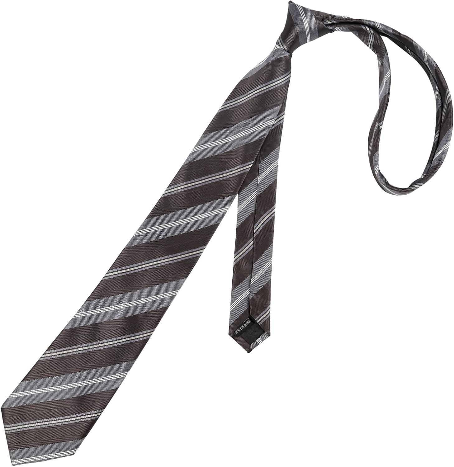 Detalle de Alizeal men’s solid colour tie and pocket square set (necktie + hanky)