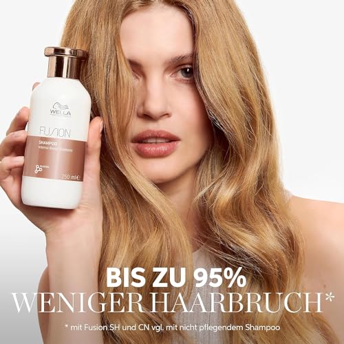 Detalle de Wella Fusion Intense Repair Shampoo – Tiefenreinigungsshampoo für kaputtes Haar (1 L)