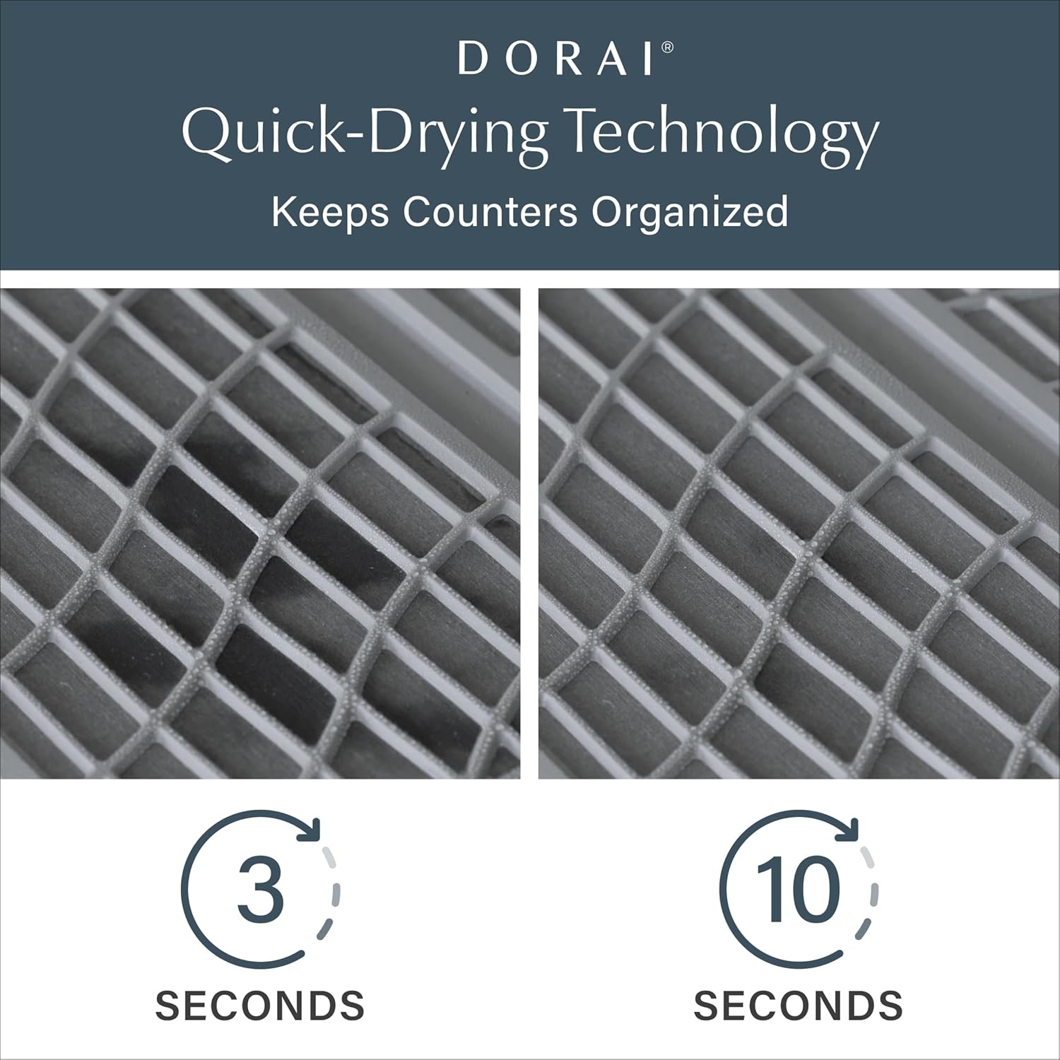Detalle 2 de Dorai Home Collapsible Dish Drying Rack 19.9"