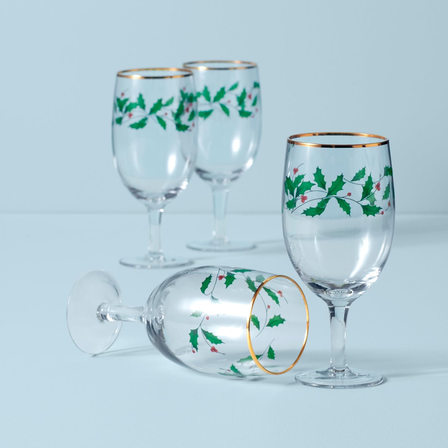 Detalle de Lenox Holiday Iced Beverage Glasses, 14 oz