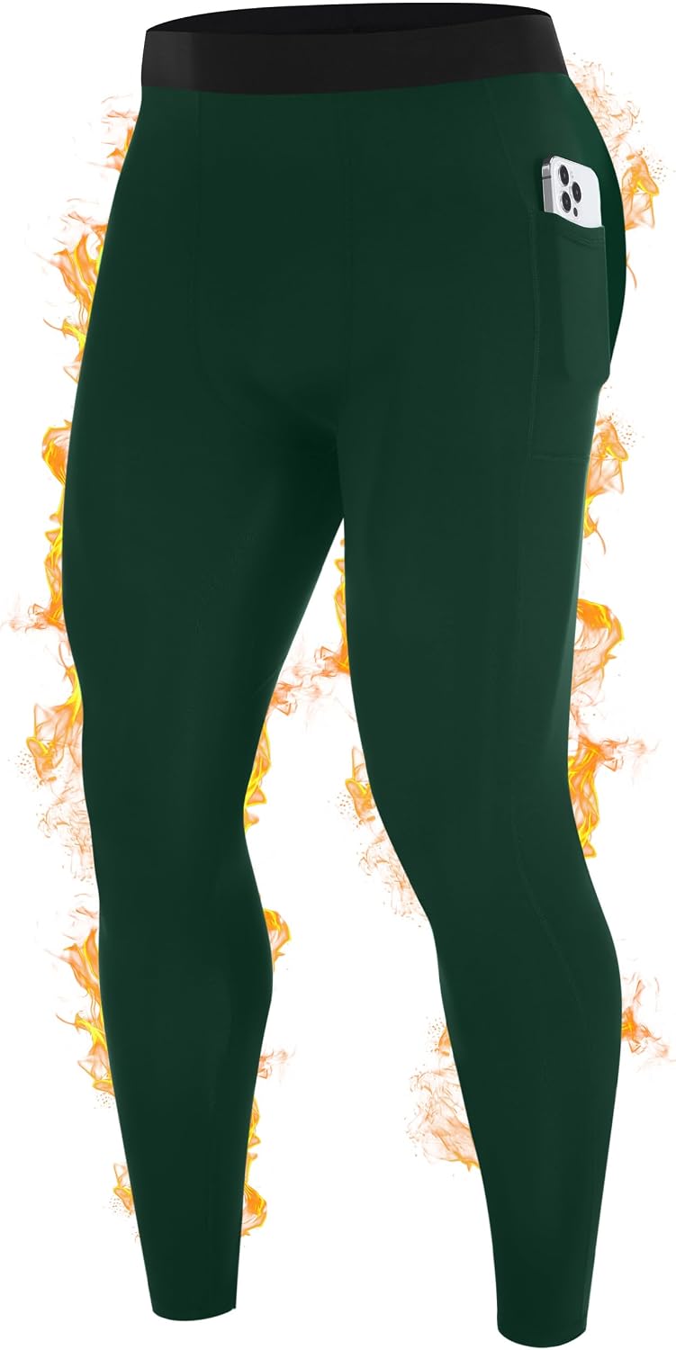 Thumbnail 6 de RIKUAOU Men's Thermal Compression Pants