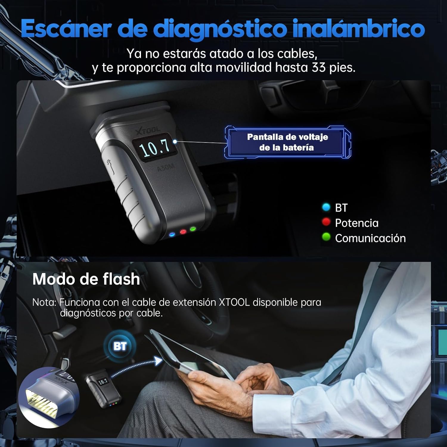 Thumbnail 5 de XTOOL Anyscan A30M OBD2 diagnóstico 26 servicios