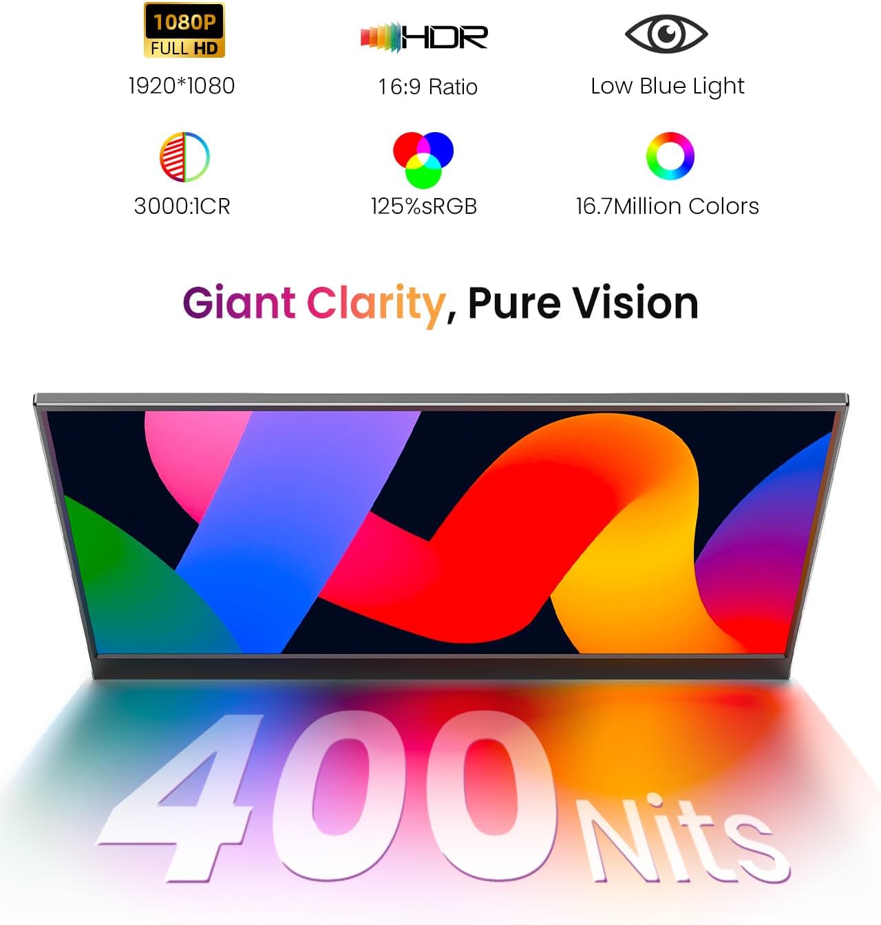 Thumbnail 2 de UPERFECT Upgrade 15.6" portable monitor 1080P IPS