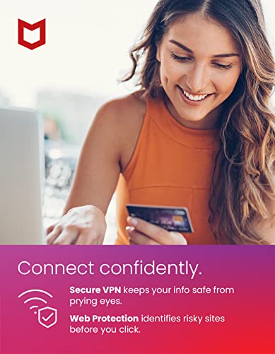 Detalle 2 de McAfee Total Protection 3-Device Antivirus with VPN, Password Manager, and Dark Web Monitoring (1-Year Download Code)