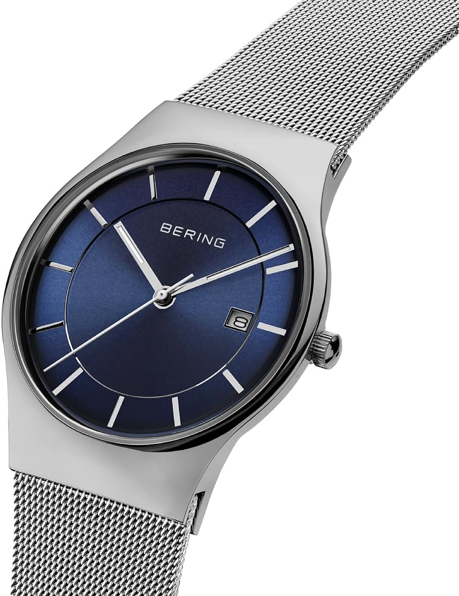 Thumbnail 1 de BERING Herren Quarz Uhr 11938 – 40 mm Edelstahlgehäuse, Saphierglas & Milanaisearmband