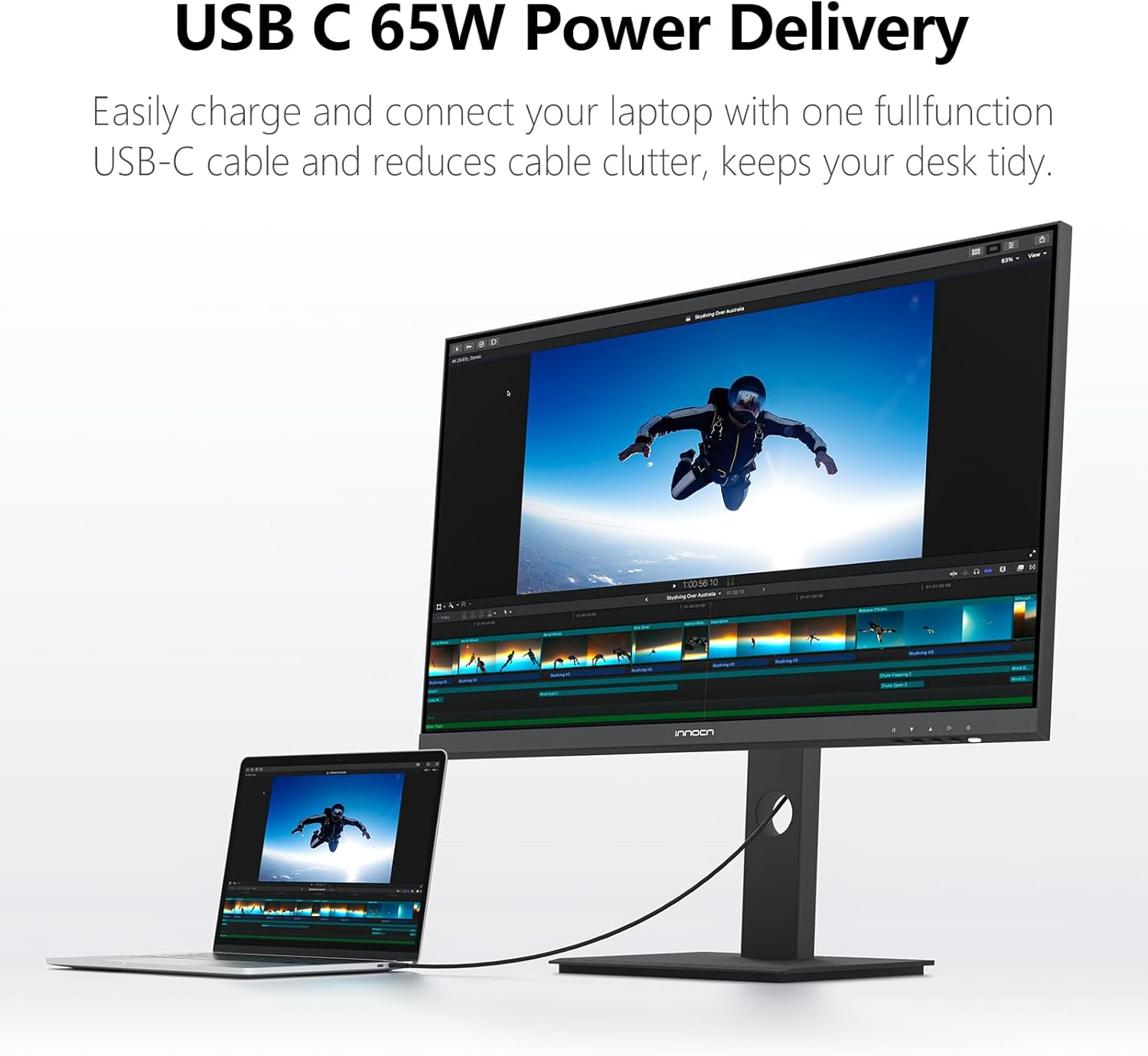 Detalle 2 de INNOCN 4K USB-C Monitor 3840×2160 HDR400