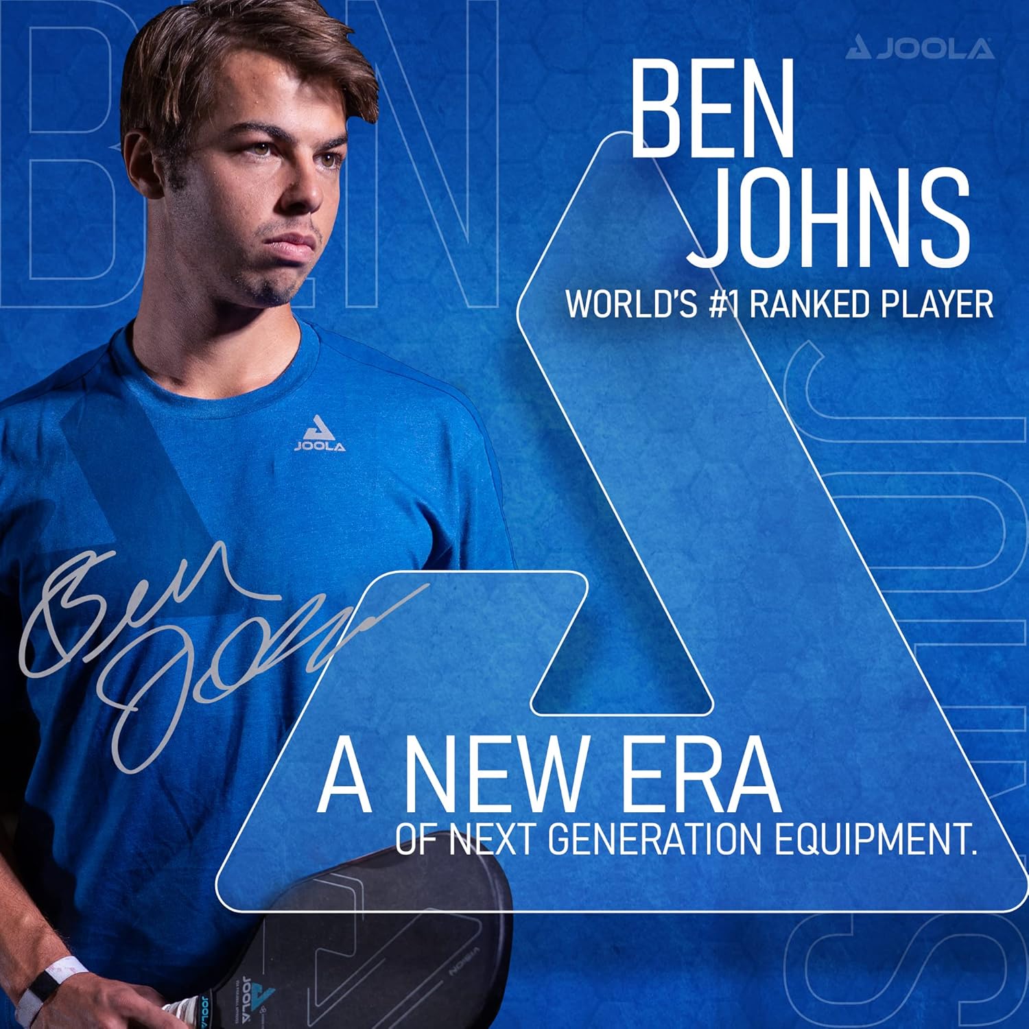 Detalle de JOOLA Ben Johns Hyperion CFS Pickleball Paddle — Carbon Surface, High Spin, Elongated Handle