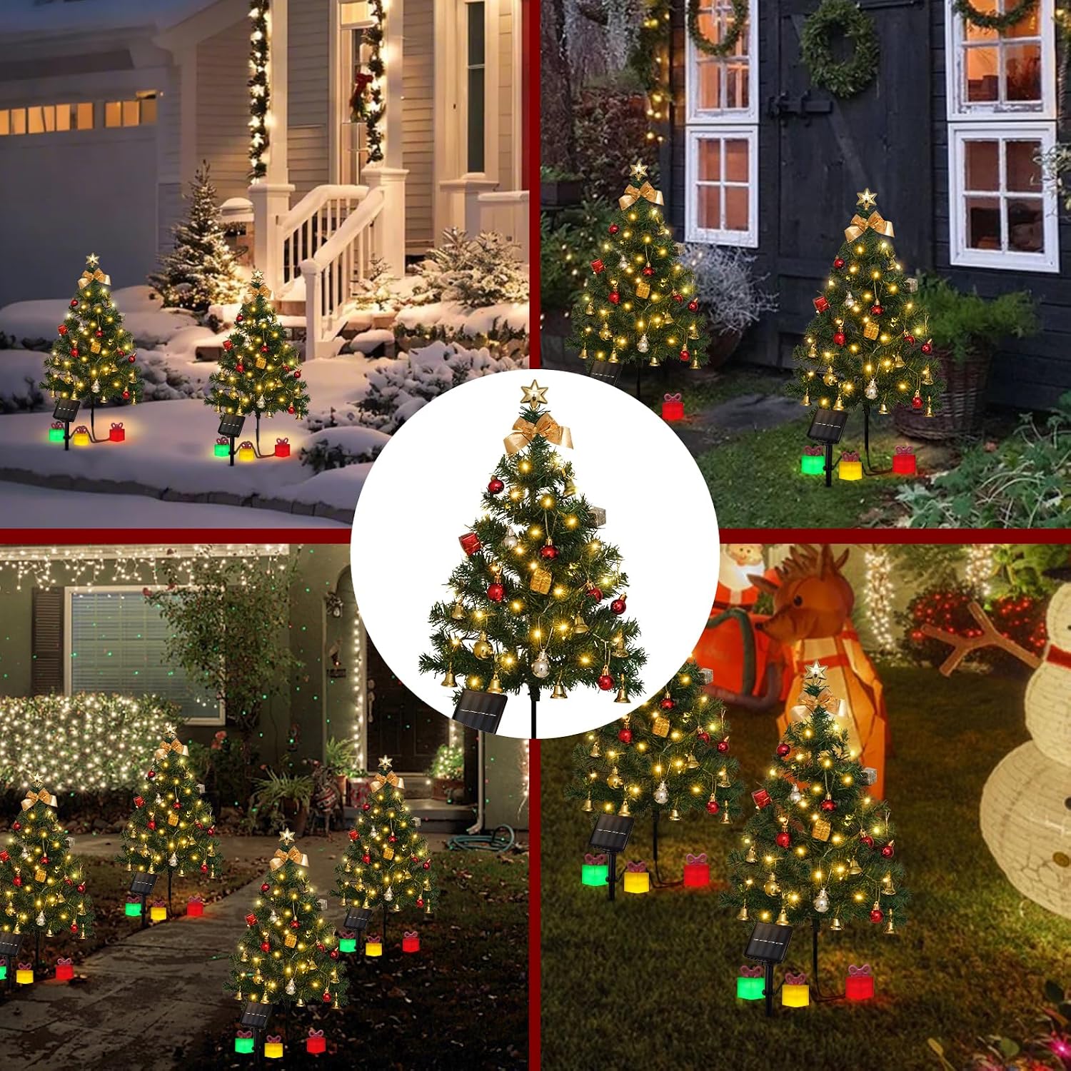 Thumbnail 6 de ILLUMINEW Solar Christmas Tree Lights, 30-Inch