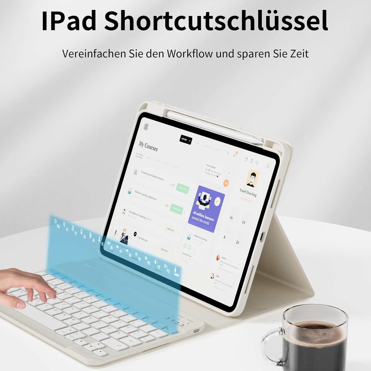 Detalle 1 de zoyu Tastaturhülle für iPad 11 11 Zoll