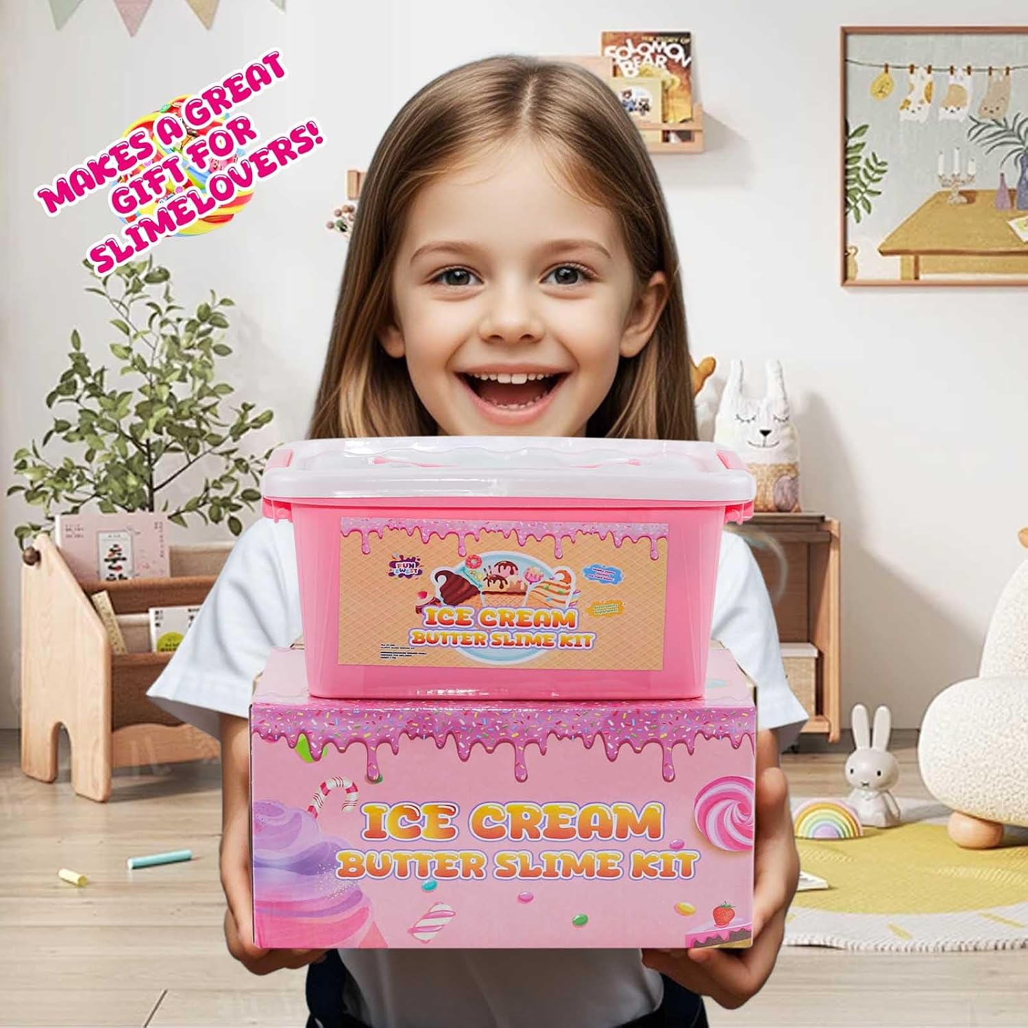 Thumbnail 2 de Funewest Slime Kit Mini Fluffy Butter Slime — 30+ pieces