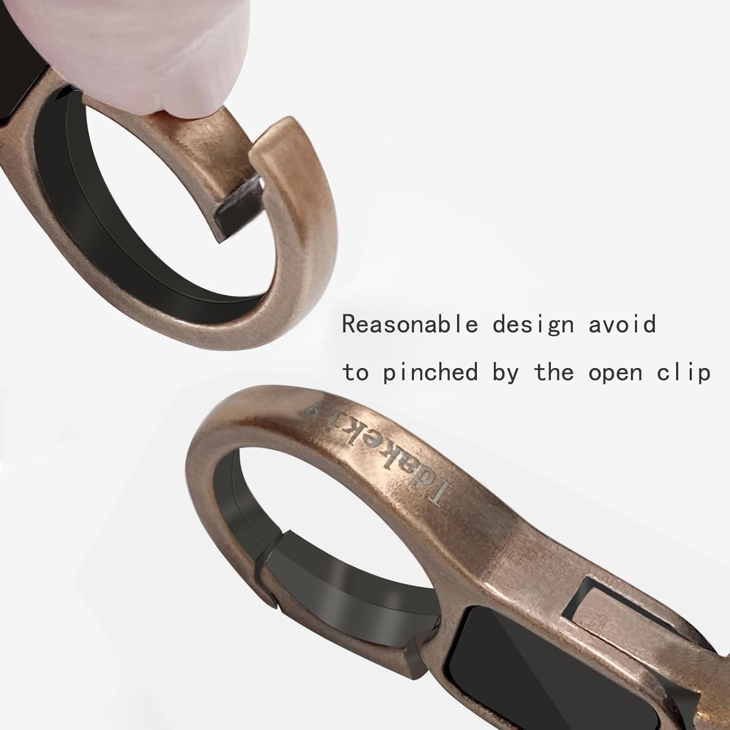 Detalle 2 de Idakekiy Key Chain Quick Release 4-ring 🔑