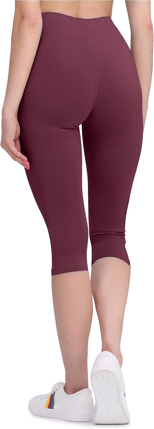 Detalle 2 de Bellivalini BLV50-148 dameslegging 3/4 van viscose met elastaan