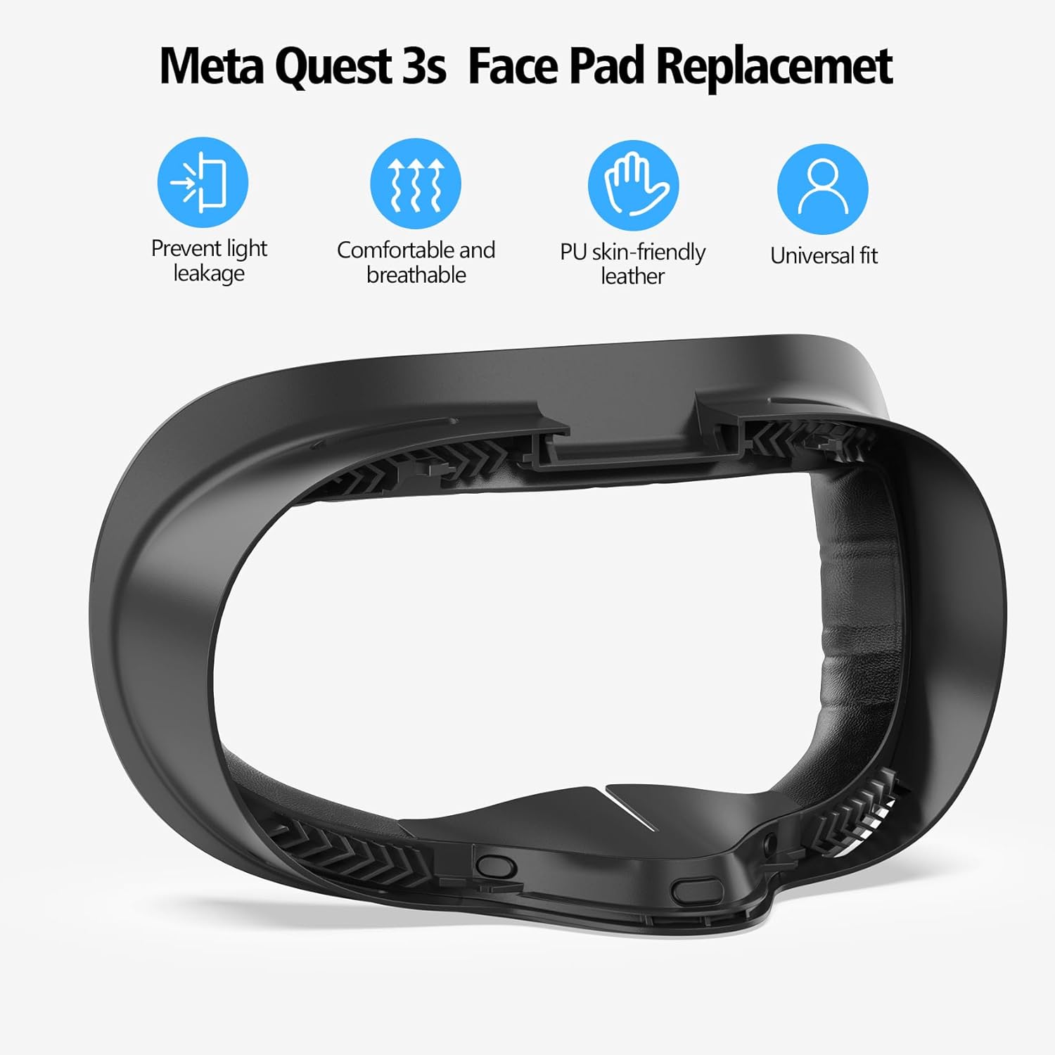Thumbnail 4 de VZNEK Face Cover Pad for Quest 3S, Sweat-Proof PU 1️⃣