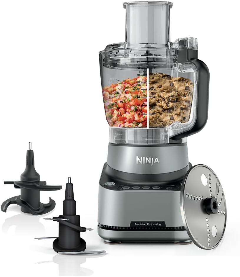 Detalle de Ninja 9-Cup Food Processor (BZ601) with 1000W Peak Power and Auto-IQ