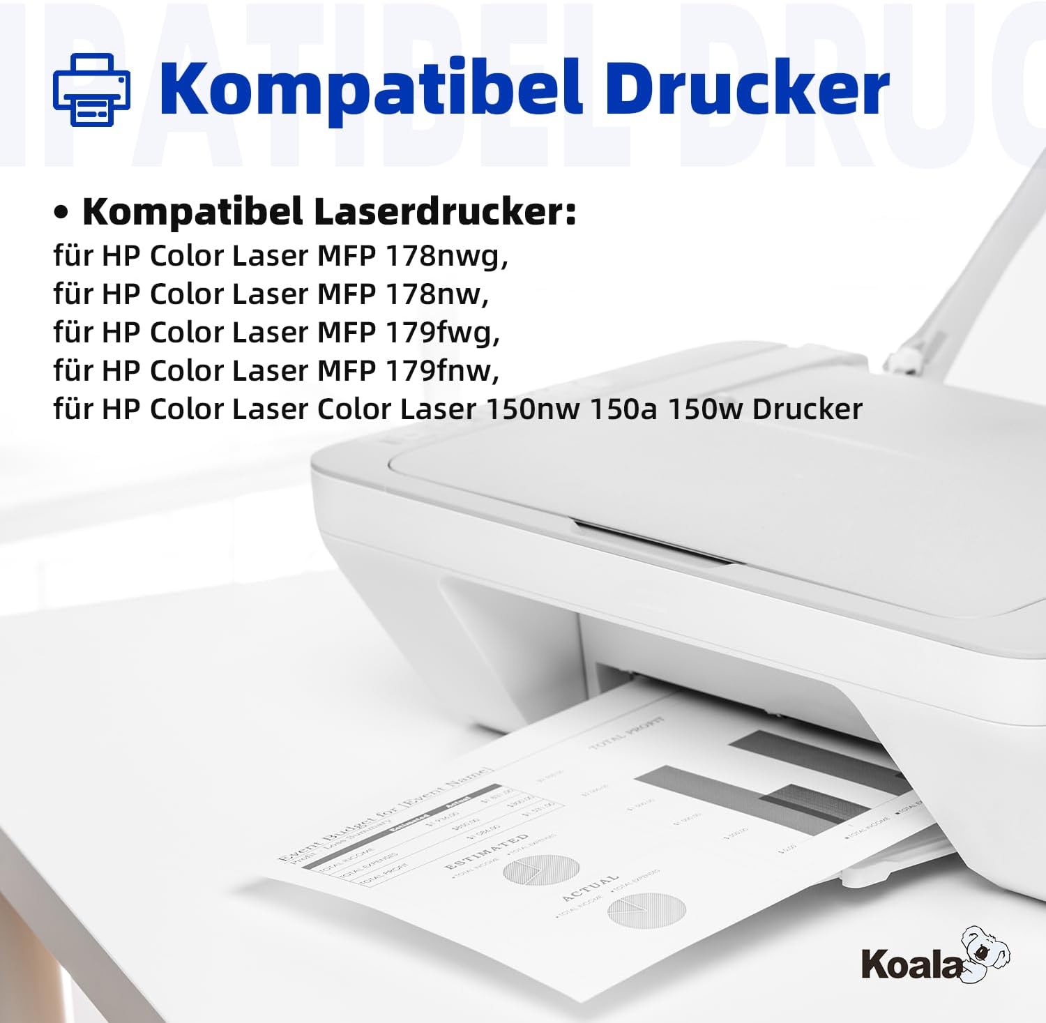 Thumbnail 1 de Koala 117A Cartuccia toner nero compatibile per HP 📠