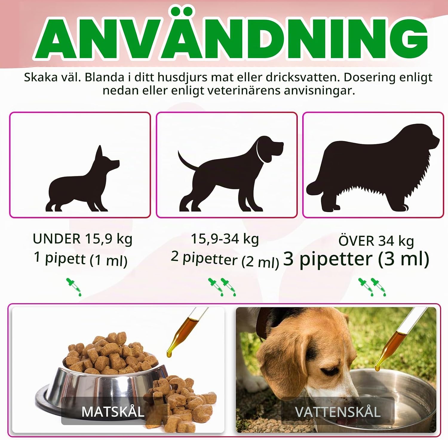 Thumbnail 6 de RoongDuuDll urindroppar för hund med tranbär, baconsmak och 60 ml