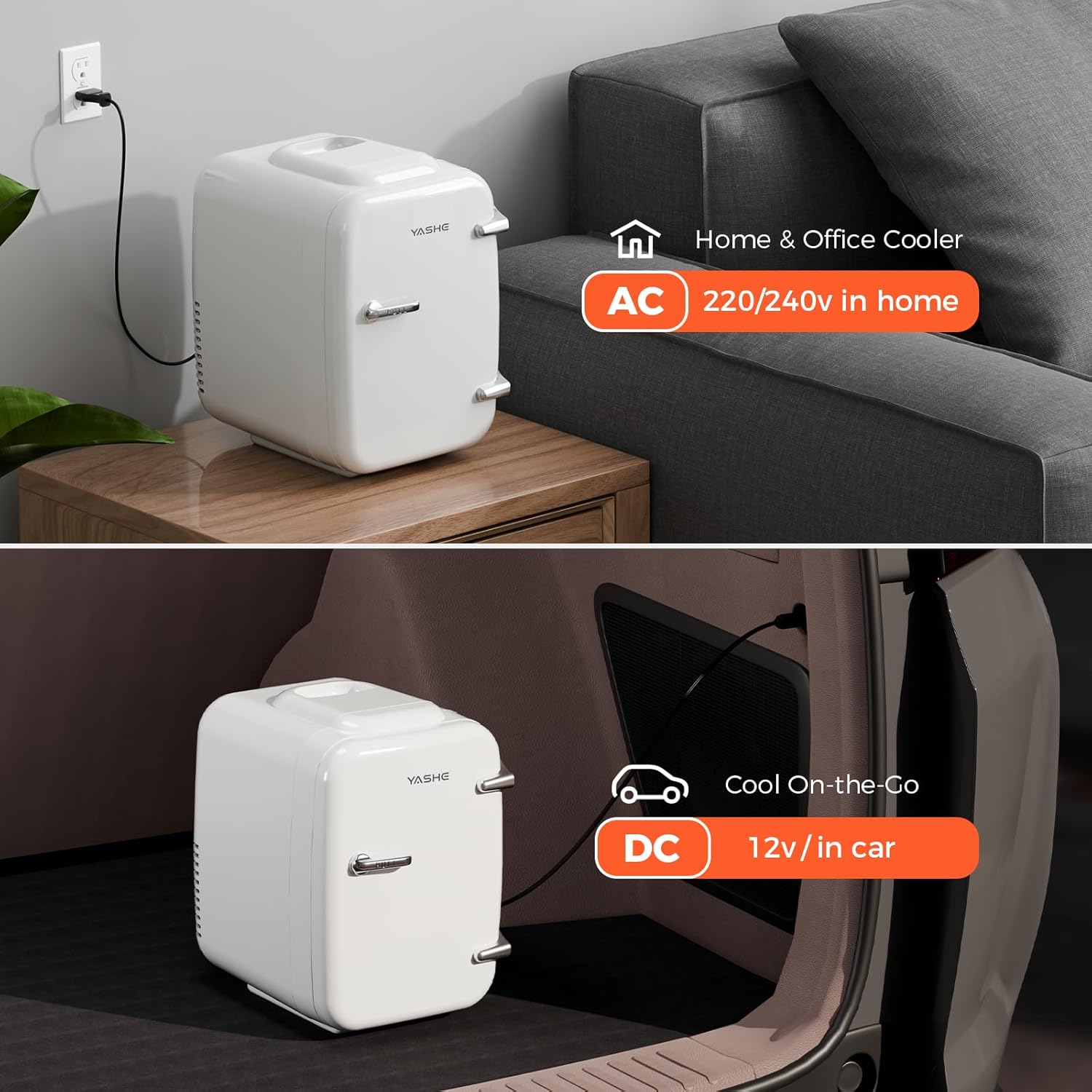 Thumbnail 5 de YASHE Mini Fridge 4 Liter Cooler Warmer