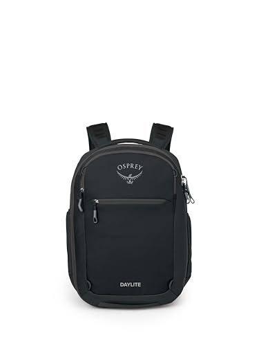 Detalle de Osprey Daylite Expandable 26+6 Travel Pack (Black OS) — Practical, Compact, Expandable
