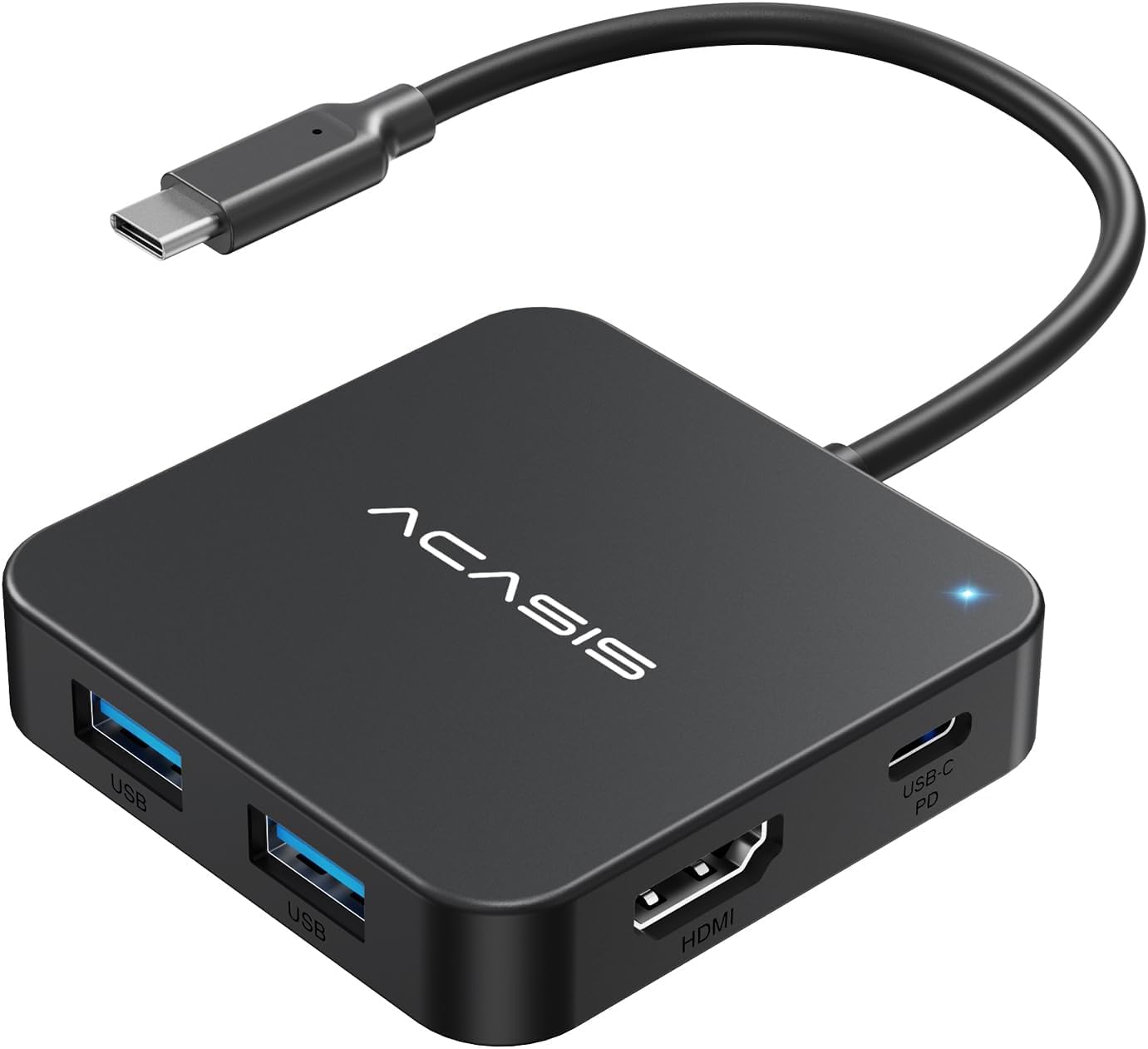 Detalle de ACASIS AC-HC31-A 6-in-1 USB-C Hub with 10Gbps, 4K 60Hz HDMI and 100W PD