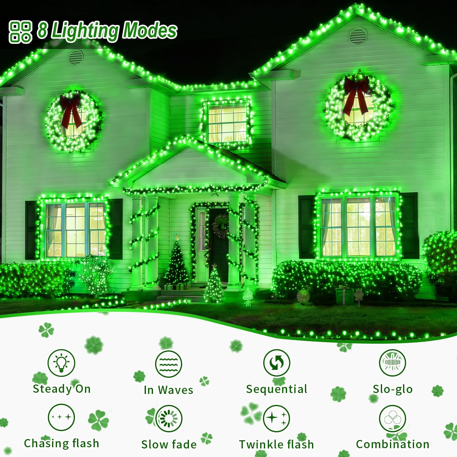 Thumbnail 2 de JXLEDAYY 60M 500 LED Green Fairy Lights