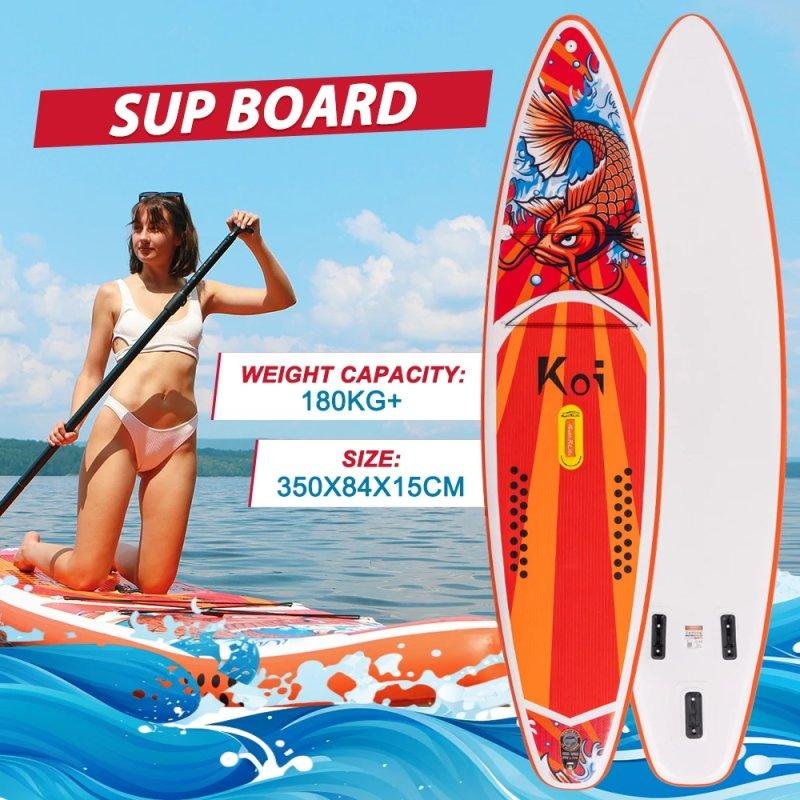 Thumbnail 1 de Tabla de paddle surf hinchable Funwater SUPFR01E 350x84x15 cm Roja