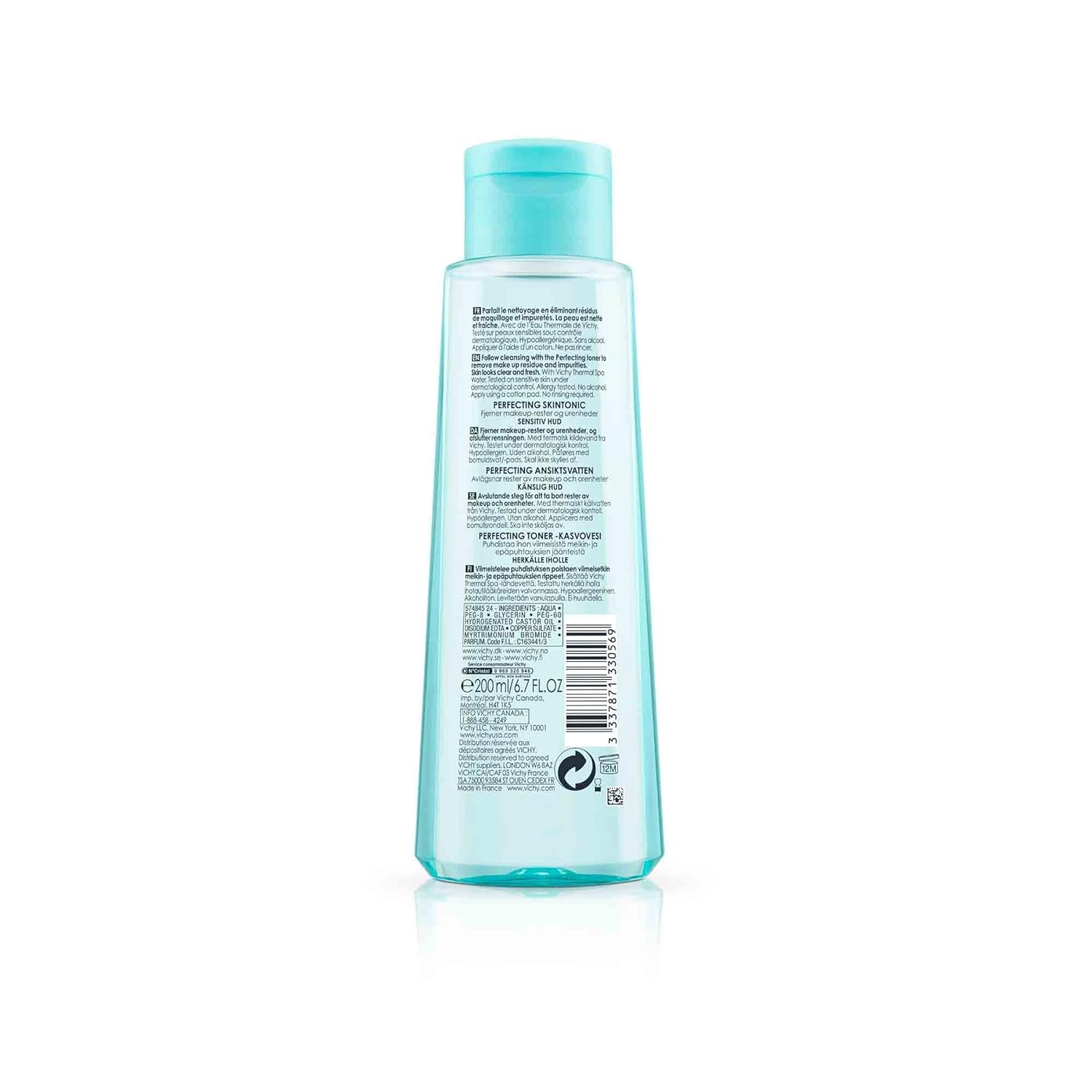 Detalle de VICHY Tónico Perfeccionador Pureté Thermale 200 ml