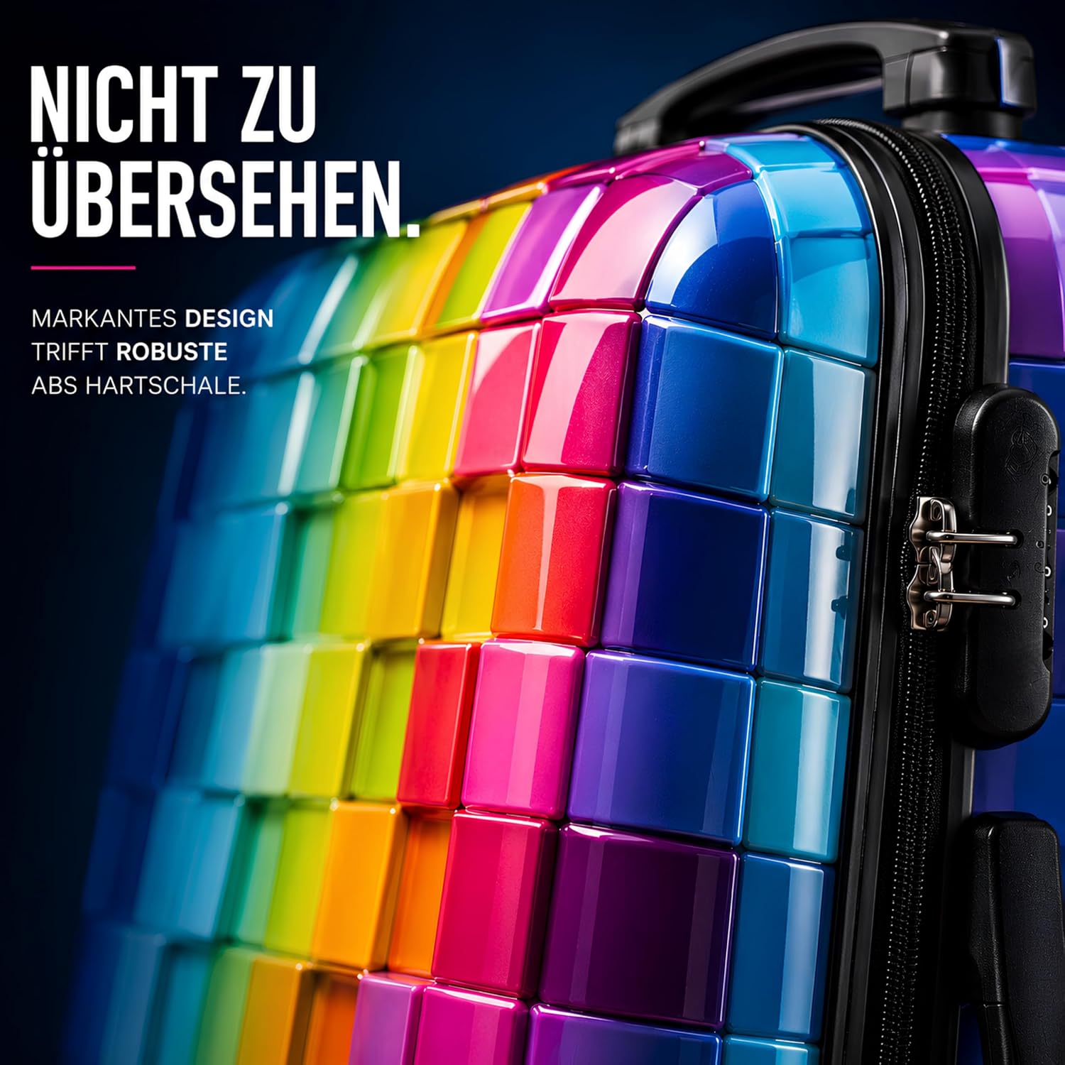 Thumbnail 5 de NOWI Hartschalenkoffer XL Groß – 100L Volumen, 158 cm Gurtmaß, 8 Rollen, 360° drehbar