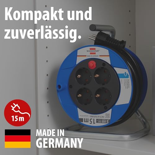 Thumbnail 1 de Brennenstuhl Garant Kompakt Kabeltrommel 15 m – kompakt, sicher und zuverlässig