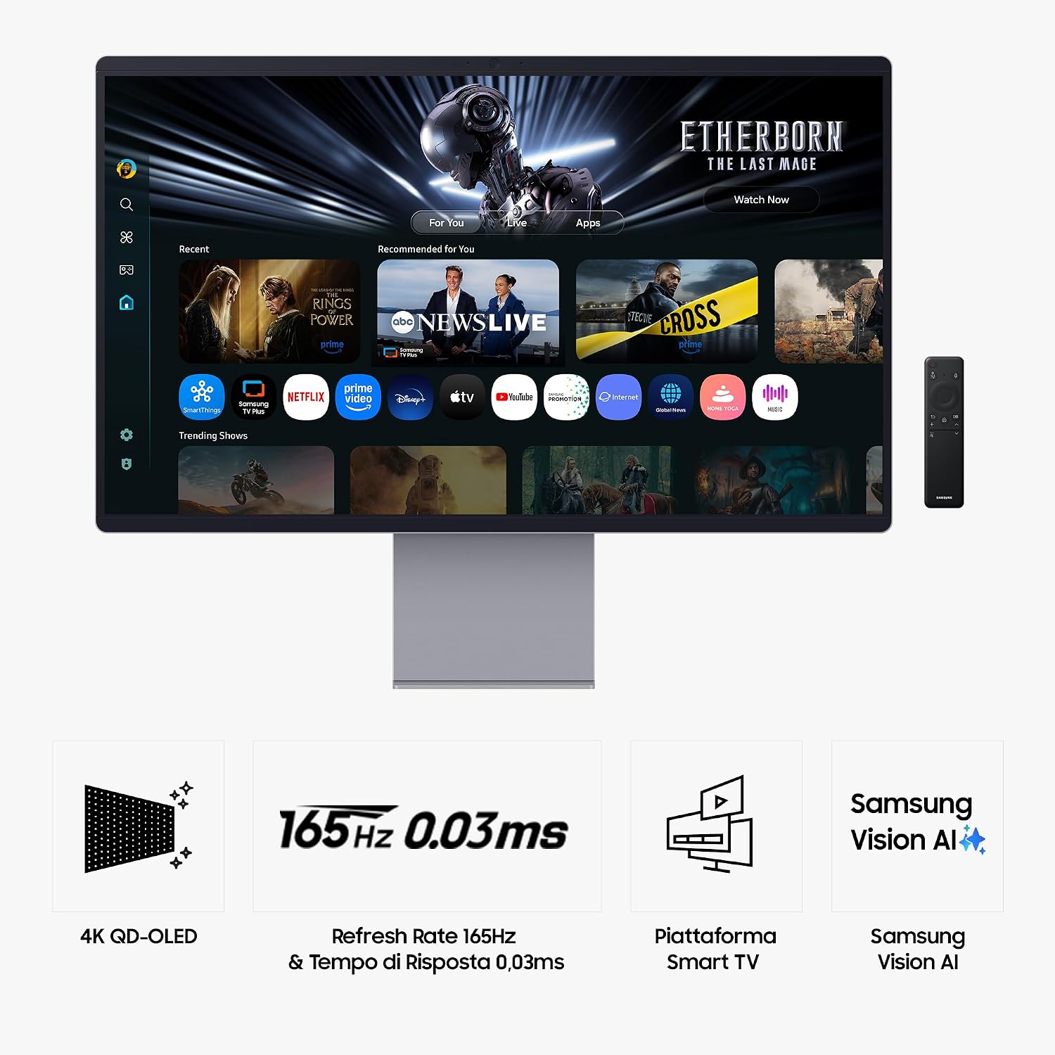 Detalle 2 de Samsung Smart Monitor M9 32 pollici 4K