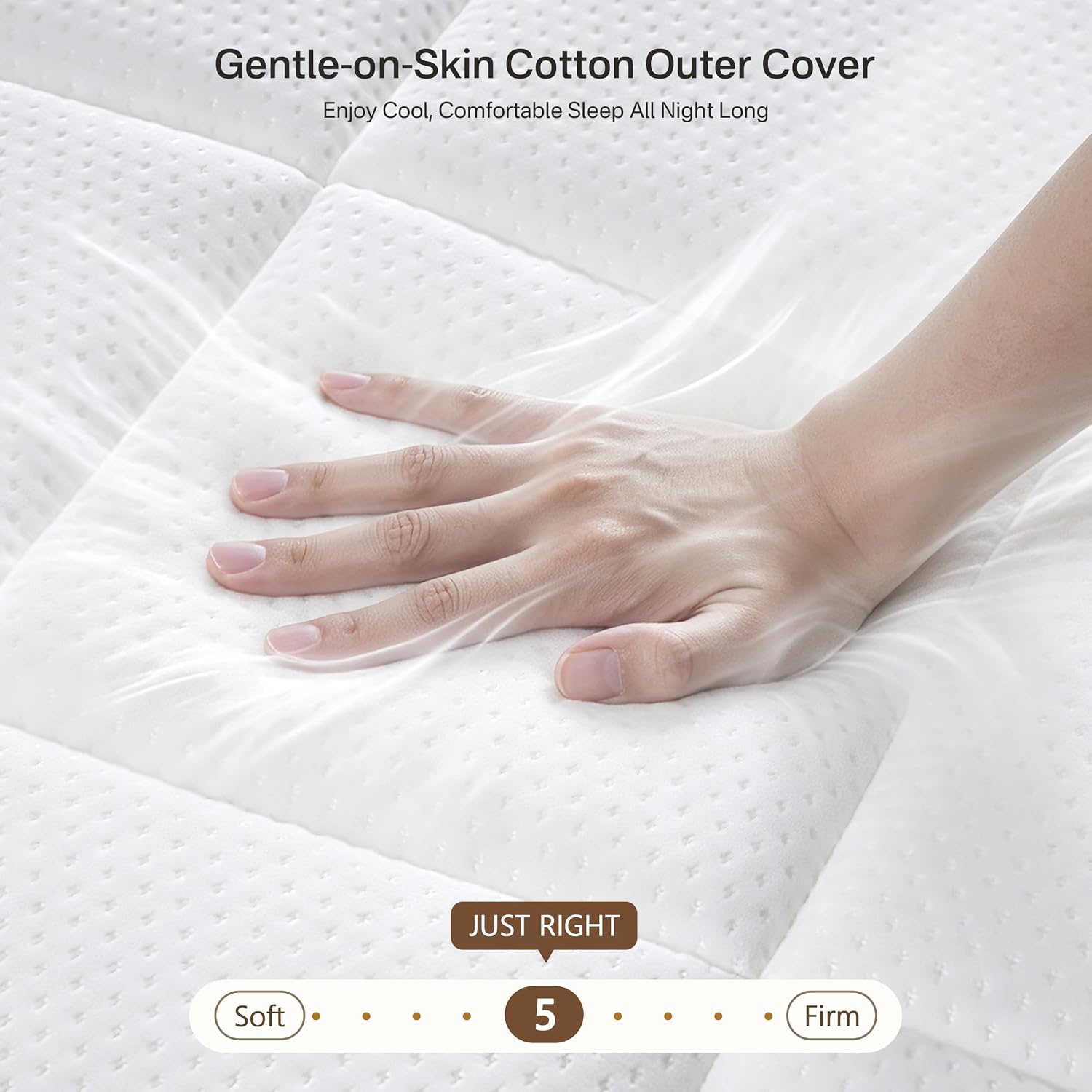 Thumbnail 3 de LETMOON California King Hybrid Mattress, 12-Inch