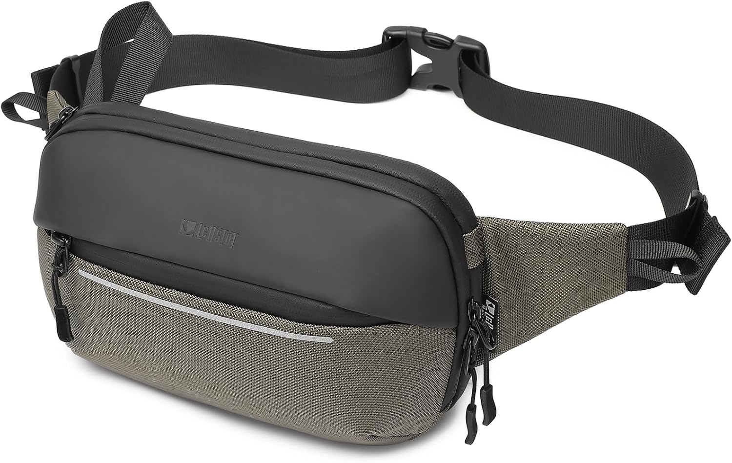 Detalle de Huntvp Bum Bag Crossbody: Expandable 4-in-1 Waist Sling Pack (Green)
