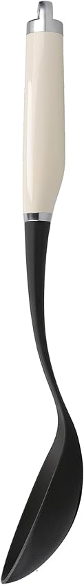 Detalle 2 de KitchenAid Cucharón de rejilla ergonómico, negro/beige 🍽