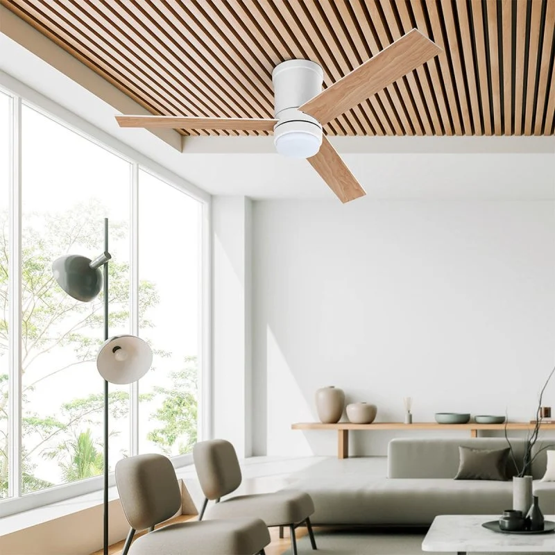 Detalle de Ufesa Katmandú: Ventilador de Techo con Luz y Mando, 132 cm, 40 W