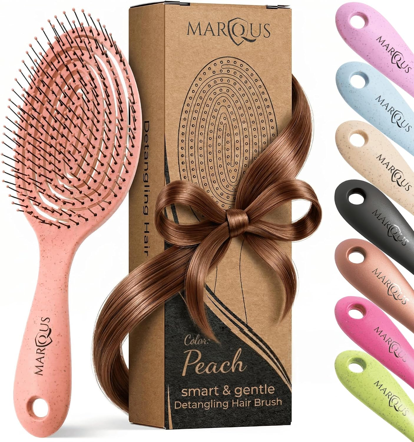 Detalle de marQus Spazzola Districante per Capelli – Bio-based, Vegana, 1 Pezzo