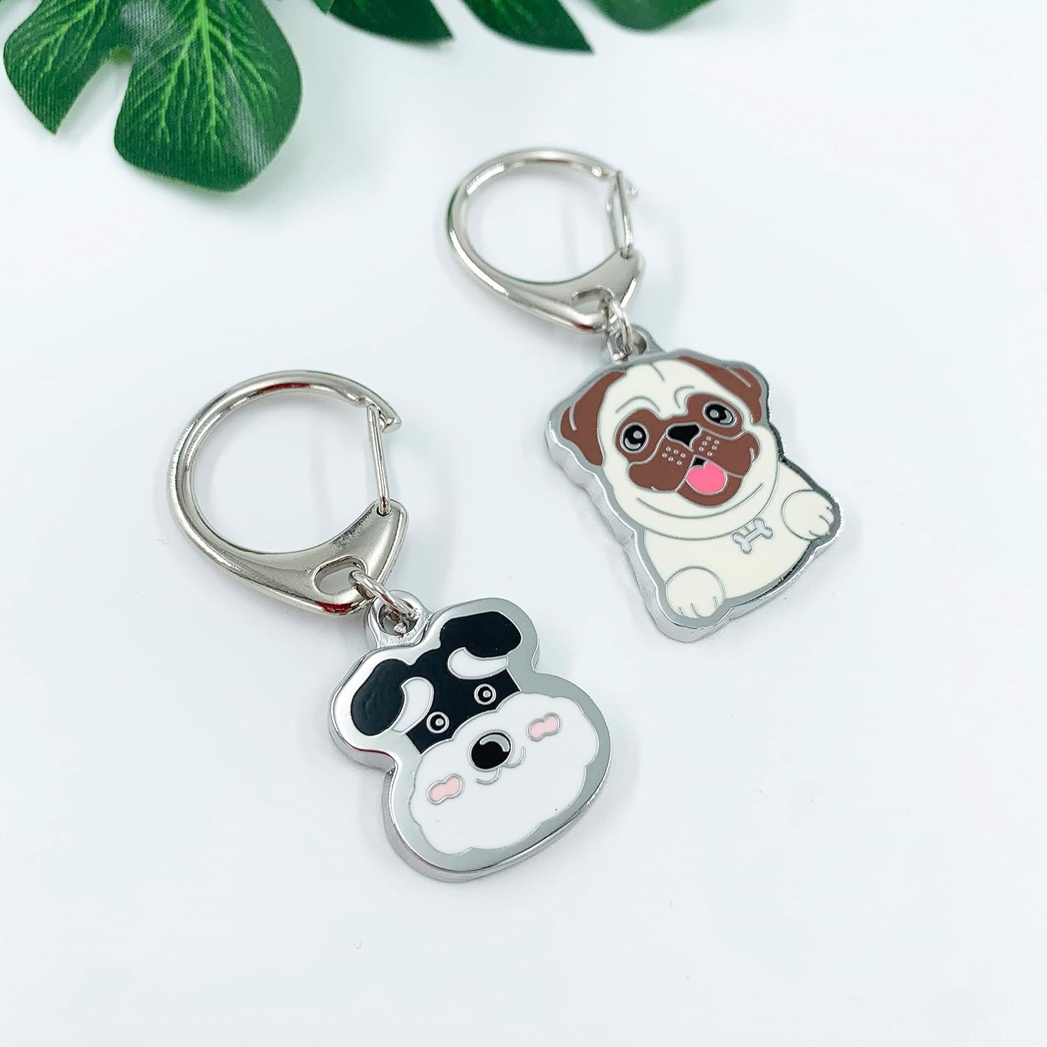 Thumbnail 6 de Blue Dream Island Schnauzer Dog ID Tag pendant key-ring keychain