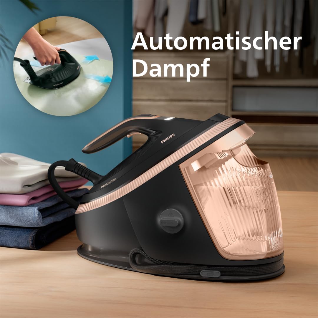Thumbnail 3 de Philips PerfectCare 7000 Serie Dampfbügelstation PSG7300/80 – zuverlässiges, intelligentes Dampfbügeln mit großer Tankkapazität